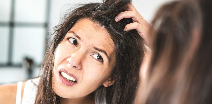 stress cause dry hair